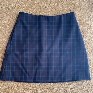Check mini skirt